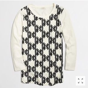 J. Crew Embroidered Top